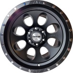 Velg Nano 5187 Full Matt Black 8,5x16 6x139,7 ET-15 CB110